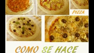 EL SECRETO DE LA MEJOR Pizza Italiana casera AUTENTICA RECETA FÁCIL [upl. by Yasmine]