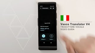 Video guida Vasco Translator V4 Come utilizzare la funzione di traduttore vocale [upl. by Asial503]