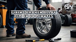 Can You REALLY Fix a Tire Rim in 10 Minutes [upl. by Edric353]