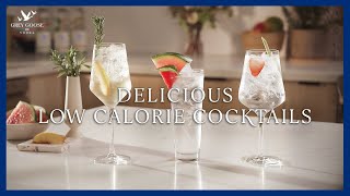 Delicious Low Calorie Drinks  Grey Goose Vodka [upl. by Grier705]