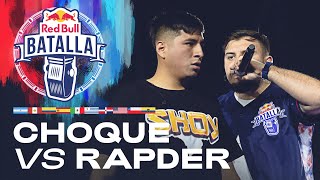 CHOQUE vs RAPDER  Octavos  Red Bull Batalla Internacional 2022 [upl. by Nedi]