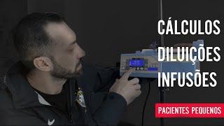 Cálculos diluições e infusões  pacientes pequenos [upl. by Resarf]