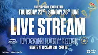 LIVE  Leicestershire XI v India Tour Match  Day Three [upl. by Llezniuq]