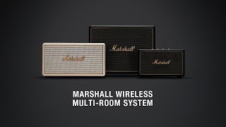 Marshall  Wireless MultiRoom Speaker System  Full Overview [upl. by Zulch578]