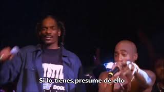 2pac con Snoop Dogg2 of Amerikaz Most Wanted EN VIVOsubtitulado [upl. by Mistrot516]