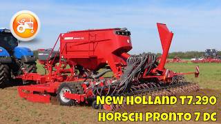 Horsch Demonstrations 2024  Horsch Pronto 7 DC amp New Holland T7290 [upl. by Grounds]