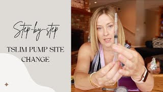 TSlim X2 Pump Site Change [upl. by Kalmick]