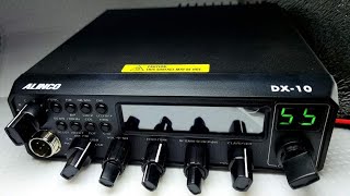 Alinco DX10 HF 10m amp CB 27MHz Transceiver [upl. by Maiah194]