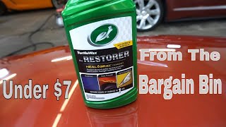 quotThe Bargain Binquot Car Detailing On A Budget TurtleWax The RESTORER With Heal amp Seal Technology [upl. by Beniamino]