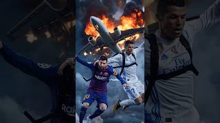 Ronaldo and Messi saves plane crash 💀plane ronaldo crash viral shorts cristiano football [upl. by Ydoc96]