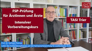 Intensivkurs zur Vorbereitung auf die Fachsprachenprüfung FSP für ausländische Ärztinnen und Ärzte [upl. by Nibas]