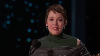 Olivia Colman Wins Best Actress for The Favourite  91st Oscars 2019 [upl. by Ilise]