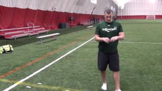 Professional Punting Steps Drill  TheKickingCoachcom [upl. by Nellir883]