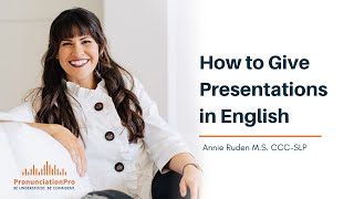 How to give Presentations in English [upl. by Naivat172]