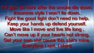 Spitshine  Xzibit HQ LYRICS ON SCREEN [upl. by Atelahs]