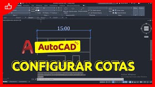 Como configurar cotas en AutoCAD  Muy fácil paso a paso  AutoCAD básico 2021 2d3d [upl. by Eenaej755]