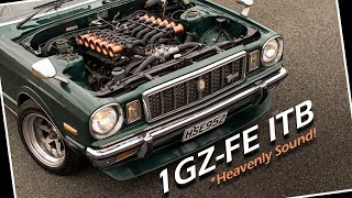 1GZFE ITB Toyota Corona Mark II 79 MX41 HEAVENLY INDUCTION SOUND  The Engine Simulator  ATG [upl. by Desirae967]