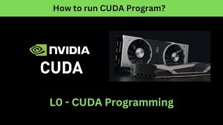 L0 CUDA  How to run CUDA program nvidiagpus cuda gpucomputing [upl. by Colvin]