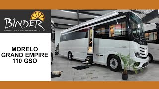 MORELO GRAND EMPIRE 110 GSO  gebraucht bei BINDER First Class Reisemobile [upl. by Thorpe182]