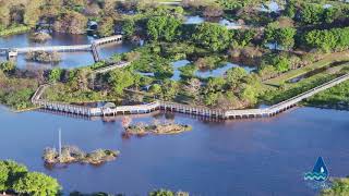 Wakodahatchee Wetlands An Aerial Perspective [upl. by Nirrol]