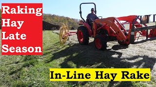 Raking Hay Late Season [upl. by Ko652]