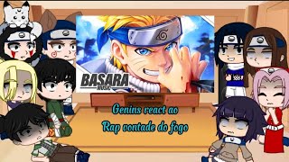 🍥🦊SALA DO NARUTO REACT AO RAP VONTADE DO FOGO GACHA  ANIME NARUTO  BasaraMusic 🦊🍥 [upl. by Dibbell]