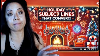 Write Holiday Subject Lines That Get OPENED in 2024 [upl. by Eener]