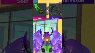 💜💚MM2 Harvester Weapon Combos💚💜 [upl. by Atnoved948]