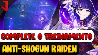 COMPLETE O quotTREINAMENTO ANTISHOGUN RAIDENquot  GENSHIN IMPACT [upl. by Haimaj]