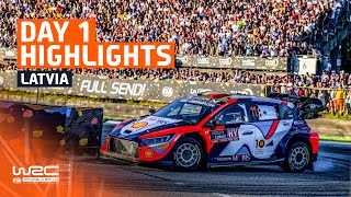 Day 1 Highlights  WRC Tet Rally Latvia 2024 [upl. by Cyrille754]