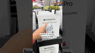 Cheapest place to buy AirPods Pro 👀🎧 apple airpods [upl. by Atnad364]