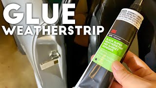 How to Glue Car Weatherstrip [upl. by Hardej]