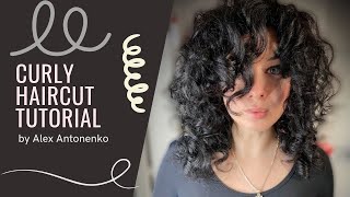 Curly Haircut Tutorial How To Get Extra Volume 3A Curls [upl. by Arriaes319]