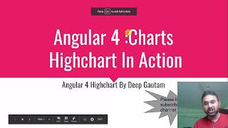 How to use highcharts in Angular 4 [upl. by Lawton]