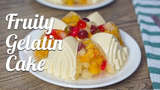 FRUITY GELATINE CAKE  FULL VIDEO [upl. by Gnourt]