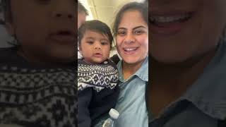 5 month old baby’s first international travel 😮 ✈️ 👶 babytravel  travelvlog firstflight [upl. by Enovahs]