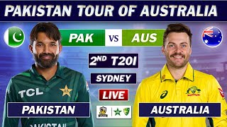 PAKISTAN vs AUSTRALIA 2nd T20 Match LIVE COMMENTARY  PAK vs AUS T20 MATCH LIVE  AUS BAT [upl. by Ogren]