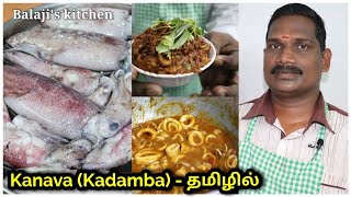 முறையாக சுத்தம் செய்து கனவா மீன் செய்யும் முறை  Kanava fish recipe  Balajis kitchen [upl. by Bensen]