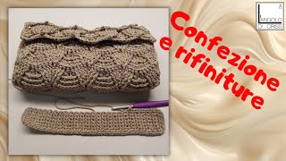 CONFEZIONE E RIFINITURE DELLA POCHETTE quotSARIAquot ALLUNCINETTO TUTORIAL IN DIRETTA [upl. by Attenrad]