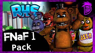 FNaF 1 Pack Showcase and Free and Editable Codes In RHS aka Robloxian Highschool [upl. by Sila]