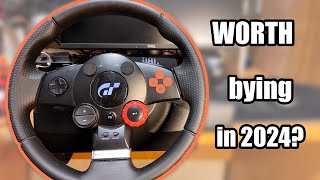 Logitech Driving Force GT in 2023  ETS2  Review and tests [upl. by Eberto454]