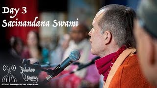 Radhadesh Mellows 2018  Day 3 HH Sacinananda Swami [upl. by Atinuaj]