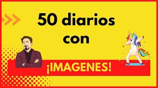 50 diarios con imágenes ¡y diversión 😄 [upl. by Buxton]