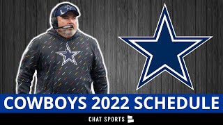 Dallas Cowboys 2022 NFL Schedule Opponents And Instant Analysis [upl. by Elsinore]