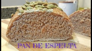 PAN DE ESPELTA MUY ESPONJOSO Y DELICIOSO [upl. by Garibull162]