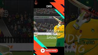 DRS  DHONI REVIEW SYSTEM  😎 REAL CRICKET SWIPE shorts [upl. by Ahsieyt]