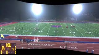 Coolidge High School vs Florence High School Mens Varsity Football [upl. by Midas365]