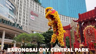 Barongsai Lion Dance 2024 at Tribeca Park Central Park Mall West Jakarta❗ Imlek2024 cny2024 [upl. by Sansone]