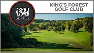 GSPro Course Kings Forest Golf Club Flyover [upl. by Noryt644]