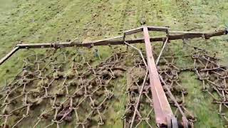 John deere chain harrowing [upl. by Hegarty]